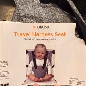 Gray Travel Harness Seat for Kids